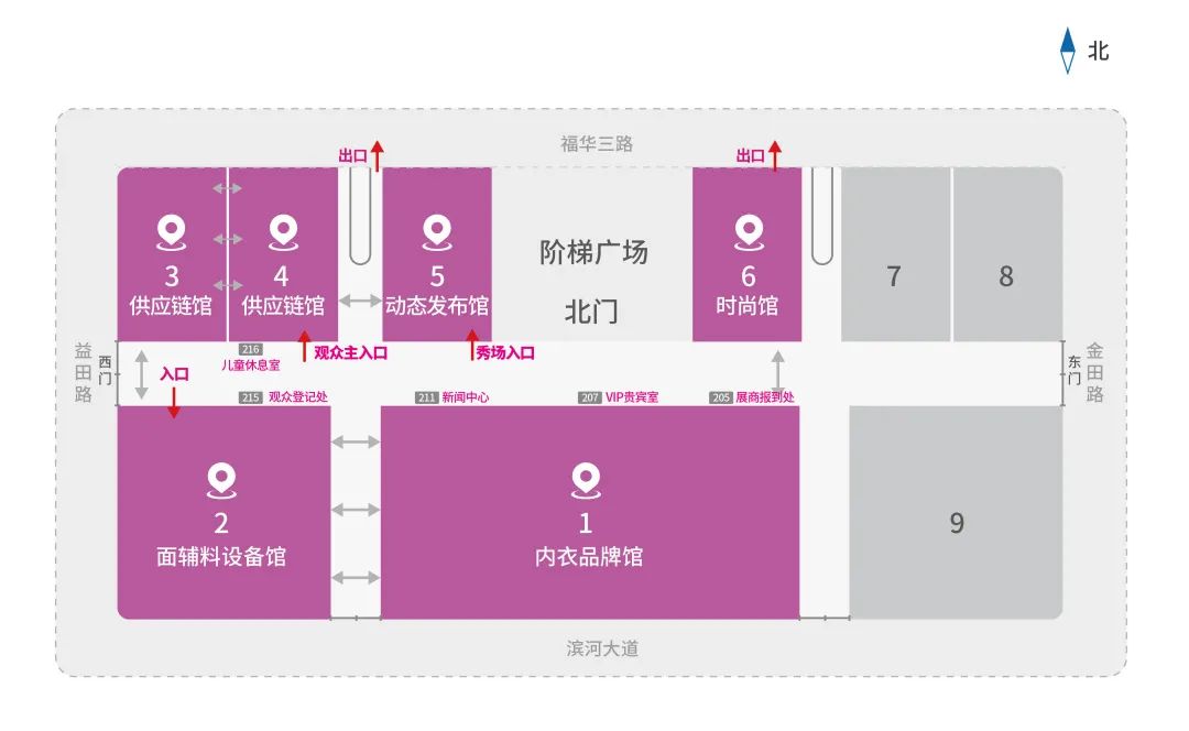 深圳会展中心地图图片